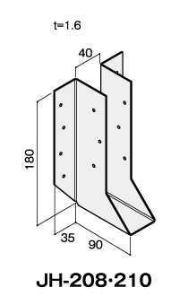 Ｃマーク根太受け金物(接合具同梱)