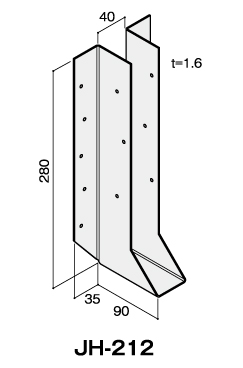 Ｃマーク根太受け金物(接合具同梱)