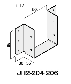 Ｃマーク根太受け金物(接合具同梱)