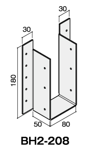 Ｃマーク梁受け金物(接合具同梱)