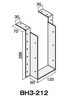 Ｃマーク 梁受け金物(接合具同梱)